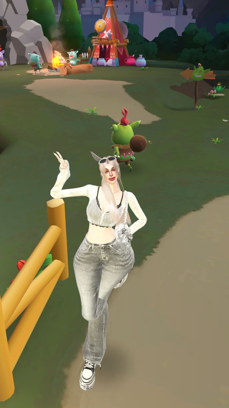 Heavy gray clouds in the sky. 